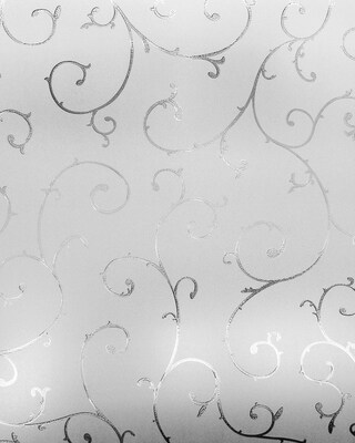 Artscape Etched Lace Clear Window Film, 72H x 36W