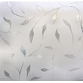 Artscape Etched Leaf Clear Window Film, 83H x 12W