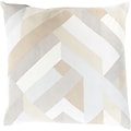 Surya Teori 100% Cotton Accent Pillow, 22 x 22 Down Fill (TO015-2222D)
