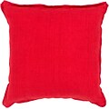 Surya Decorative Pillows 100% Linen SL007-2222P; 22 x 22 Poly Fill