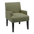 Work Smart Main Street Guest Chair Wood & Woven Guest Chair, Seaweed