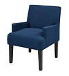 Work Smart Main Street Guest Chair Wood & Woven Guest Chair; Indigo