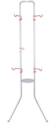 Delta Design RS6002 12"H x 12"W x 84"D Bike Rack, Silver