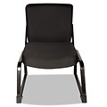 Alera® XL Series Big/Tall Polyester Mid-Back Guest Chair; Black