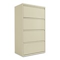 Alera® 30 Lateral File Cabinet; 4-Drawer; Putty