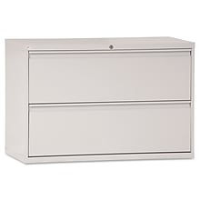 Alera® 2-Drawer Lateral File Cabinet; Light Gray, Letter/Legal (ALELF4229LG)