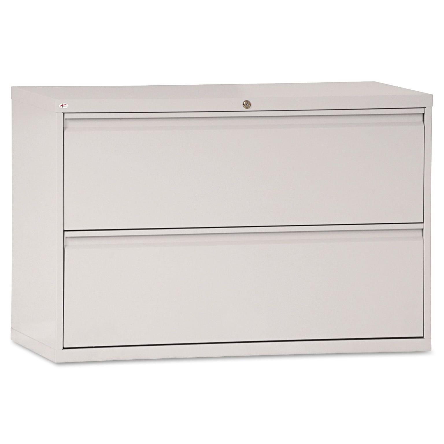 Alera® 2-Drawer Lateral File Cabinet; Light Gray, Letter/Legal (ALELF4229LG)