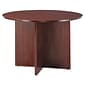 Alera® Valencia 42" Dia. Round Conference Table With Legs; Mahogany