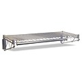 Alera® Wall Shelf Rack; 7 1/2 x 36 x 18 1/2; Silver