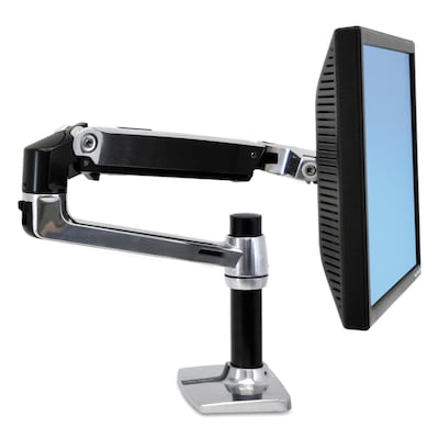 Ergotron LX Desk Mount LCD Arm Adjustable Monitor, Up to 34", Black (45-241-026)