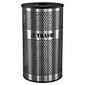 Ex-Cell Stainless Steel Trash Receptacle 33 Gallon, Stainless Steel, 32H x 18W x 18D