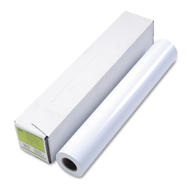 HP® Satin Designjet Inkjet Large Format Paper, 24" x 100', White