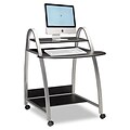 Safco® Eastwinds Arch Computer Cart, 31-1/2W x 34-1/2D x 37H, Anthracite