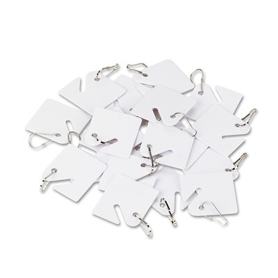 SecurIt Replacement Keytags, White. 20 Blank Tags/Pack (PMC04983)