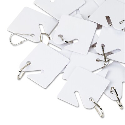 TAG01BS: Paxolin tag board - brass tags, silver plated