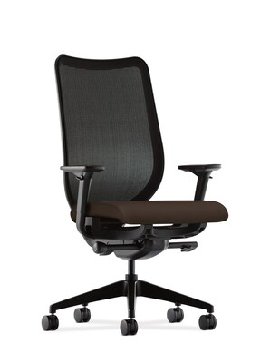 HON® Nucleus® Knit Mesh Back Office/Computer Chair, Adjustable Arms, Centurion Espresso