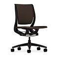 HON® Purpose® Mid-Back Computer Chair, Upholstered, Espresso