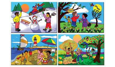 Melissa Doug Seasons Floor Puzzle