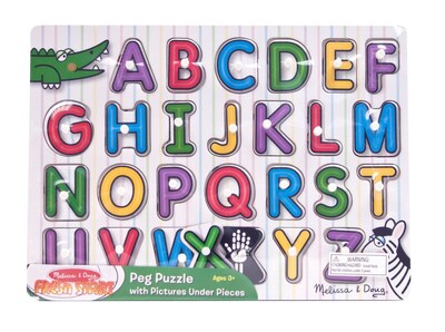 Melissa & Doug See-Inside Alphabet Peg Puzzle