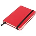JAM Paper® Hardcover Lined Notebook With Elastic Closure, Small, 3 3/4 x 5 5/8 Journal, Red, Sold Individually (340526612)