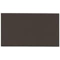 JAM Paper® Blank Flat Note Cards, 3Drug Size, 2 x 3 1/2, Chocolate Brown, 100/Pack (117512694)