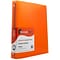 JAM Paper Designders 1 3-Ring Flexible Poly Binders, Orange (751T1OR)