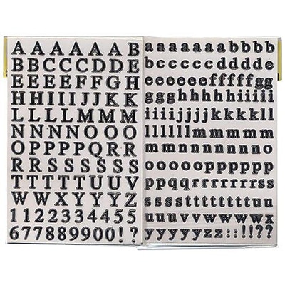 JAM Paper® Self-Adhesive Alphabet Letter Stickers, Black, 242/Pack (132811515)