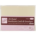 Docrafts® Anitas Pearlescent Cards And Envelopes, A6, Multicolor