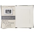 Strathmore® Photo Frame Cutout Window Cards & Envelopes, 5 x 7, White