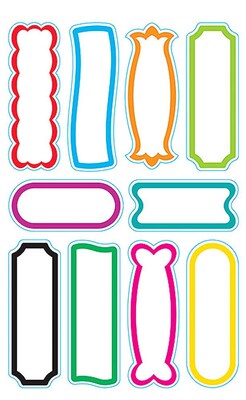 Trend Labels superShapes Stickers-Large, 80 CT (T-46339)