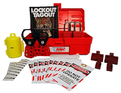 Electrical Lockout Center, Complete Yellow Board, Wire Basket, Tool Box And Contents, 16 X 14