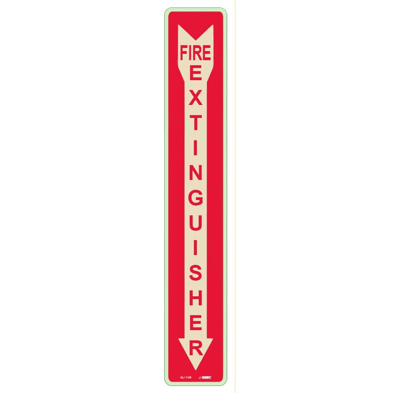 Fire, Fire Extinguisher, 24X4, Adhesive Vinylglow