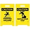 Floor Sign, Dbl Side, Caution Tripping Hazard Caution Watch Your Step, 20X12