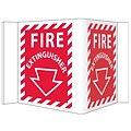 Visi, Fire Extinguisher, 5.75X8.75, PVC Plastic