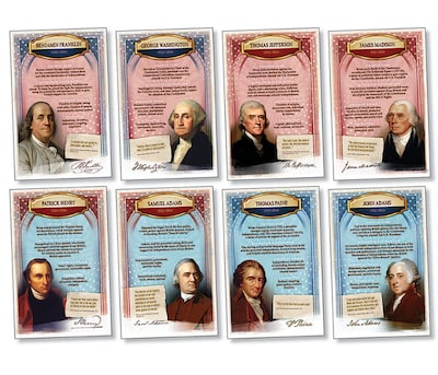 North Star Teacher Resources Bulletin Board Set, Americas Founders (NST3075)