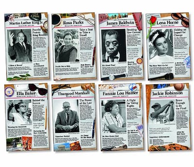 North Star Teacher Resources Bulletin Board Set, Civil Rights Pioneers (NST3078)