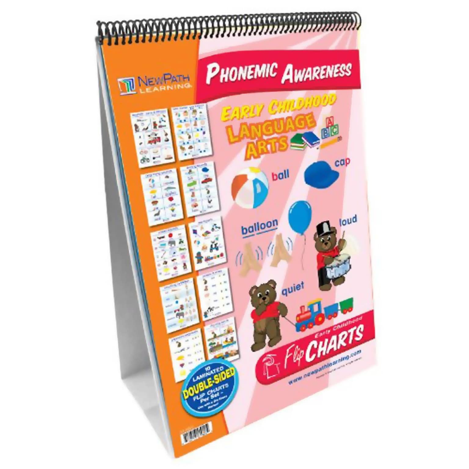 New Path Learning® Curriculum Mastery® Early Childhood ELA Readiness Flip Chart, Phonemic Awareness (NP-320023)