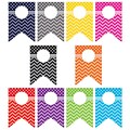 Teacher Created Resources 6 Accents, Chevrons And Dots Pennants (TCR5418)