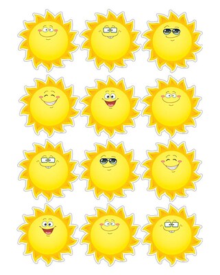 Teacher Created Resources 6 Accents, Happy Suns (TCR5419)