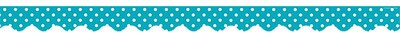 Teacher Created Resources Border Trim, Teal Polka Dots, Toddler - 12th Grade (TCR5494)