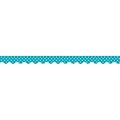 Teacher Created Resources Border Trim, Teal Polka Dots, Toddler - 12th Grade (TCR5494)