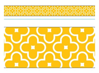 Trend Enterprises® Toddler - 12th Grade Bolder Border, Gold Floral, 11/Pack