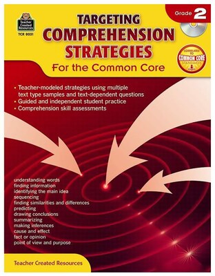 Teacher Created Resources Targeting Comprehension Strategies for the Common Core Book, 2nd Grade (TCR8031)