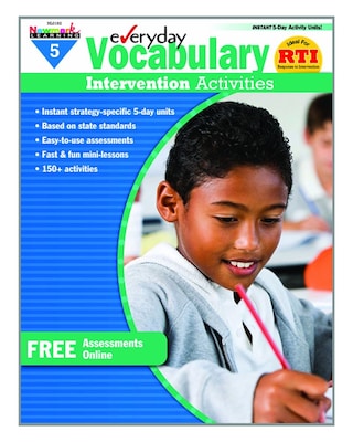Newmark Learning Intervention Activities Book, Grade 5