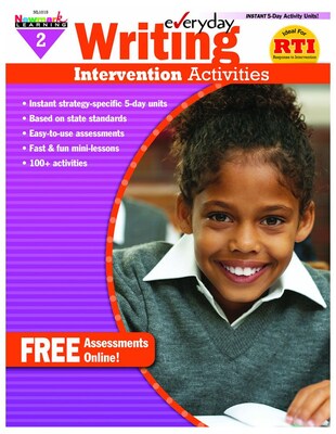 Newmark Learning Everyday Writing Intervention Activities Book, Grade 2