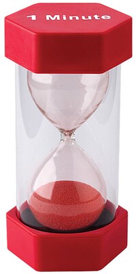 Teacher Created Resources 1 Minute Large Sand Timer, Ages 5+ (TCR20657)