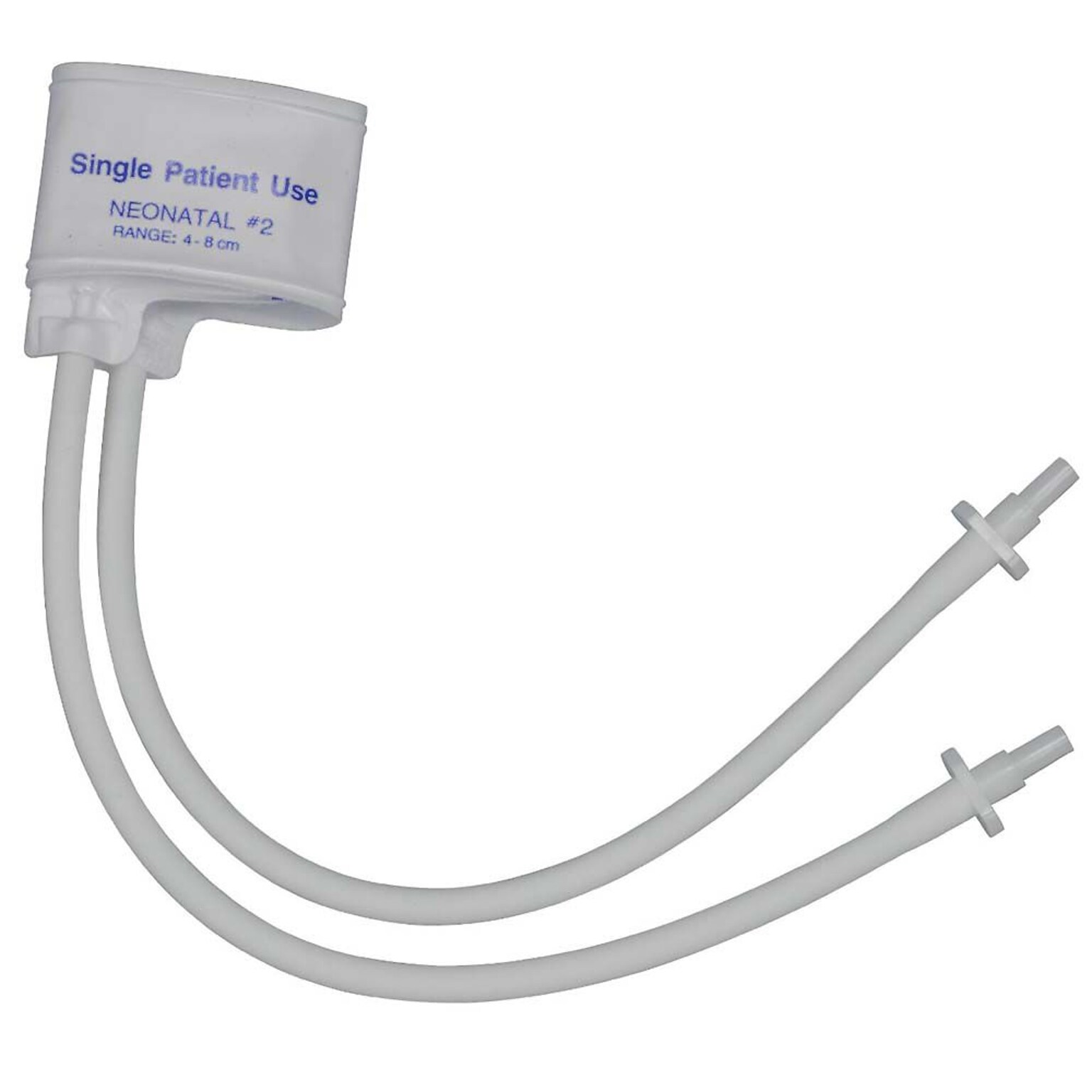 Briggs Healthcare Single Patient Use Blood Pressure Cuffs Two Tube, Neonatal White