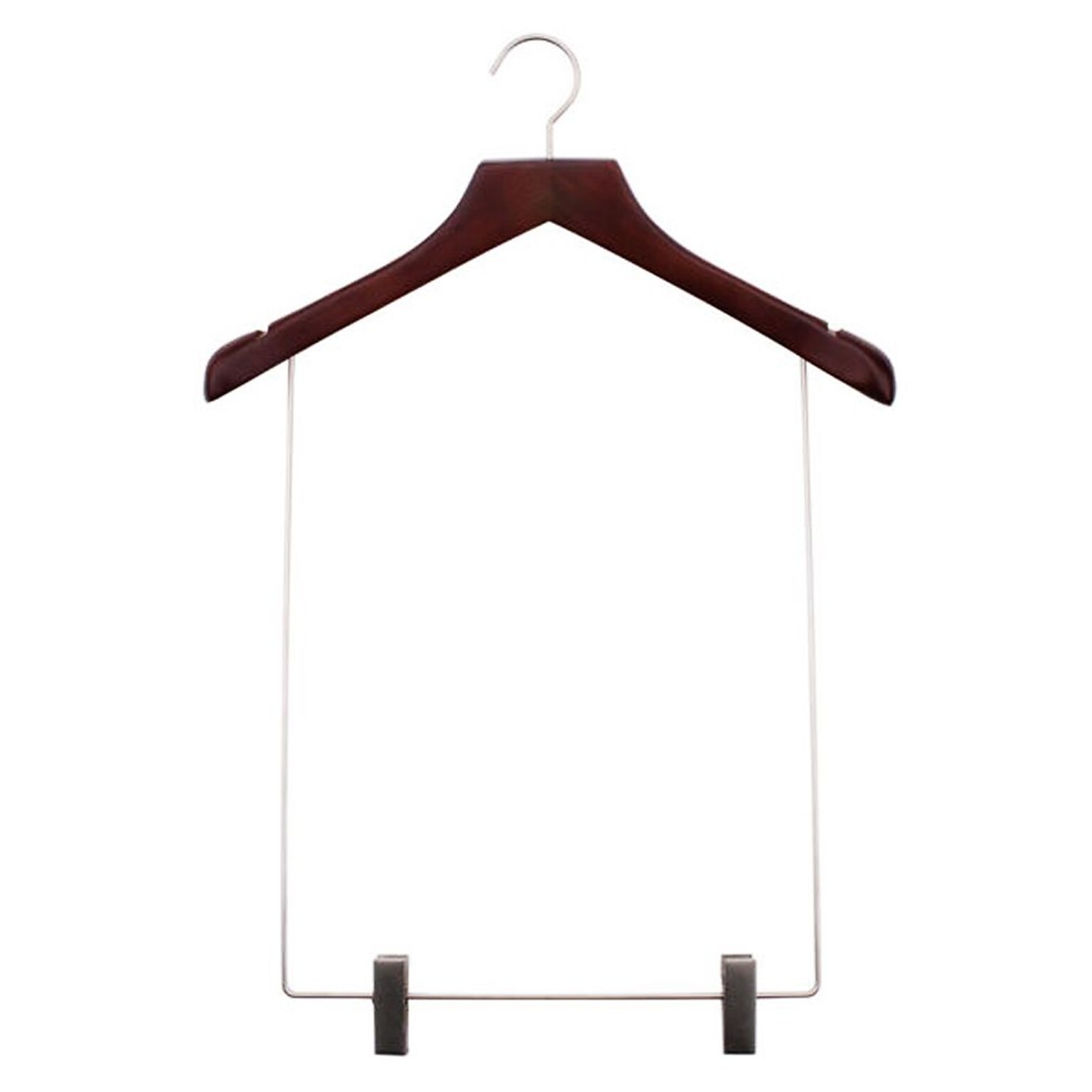 Nahanco 17  Wood Concave Display Hanger, Mahogany (24317)