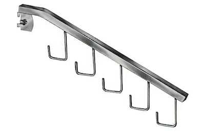 Nahanco Square Tubing 5 Hook Waterfall, Chrome (TS5H)