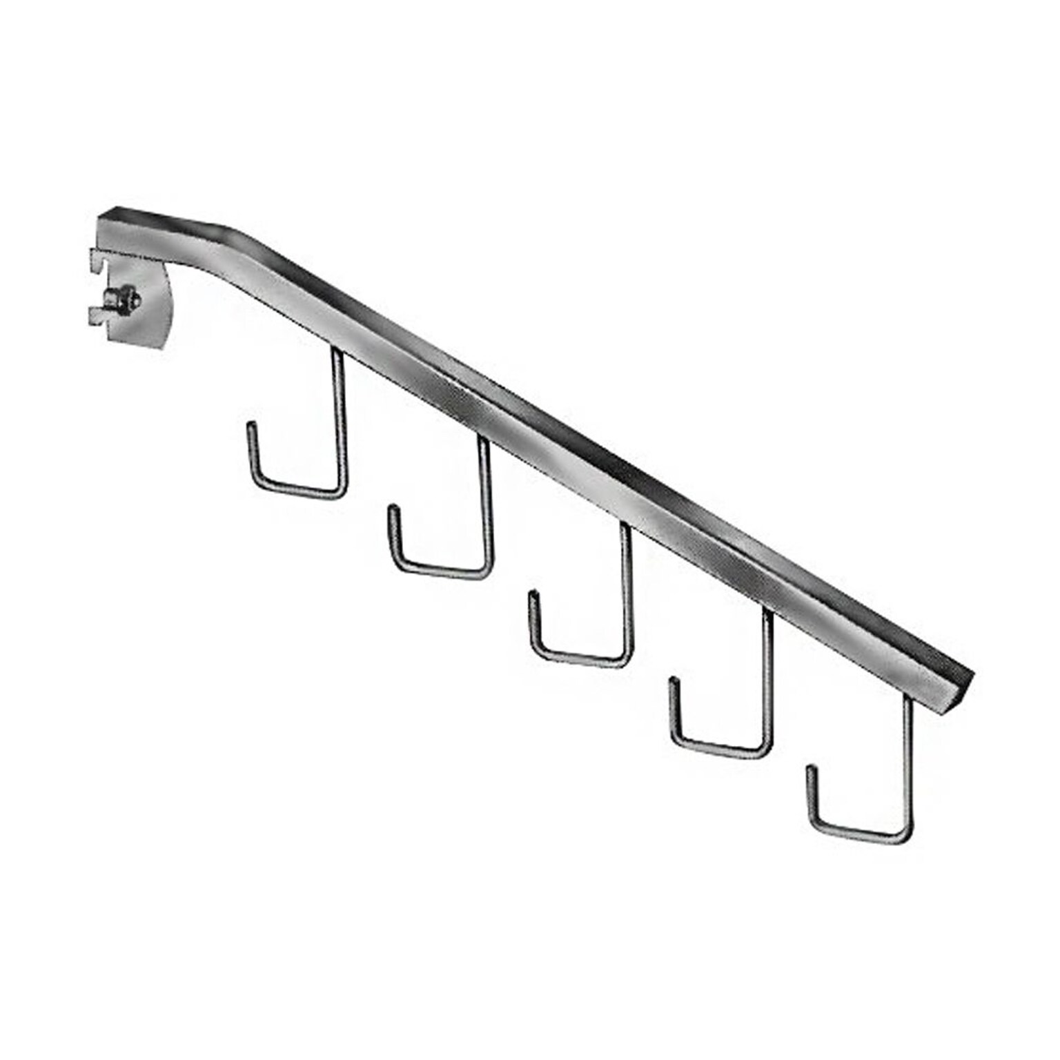 Nahanco Square Tubing 5 Hook Waterfall, Chrome (TS5H)